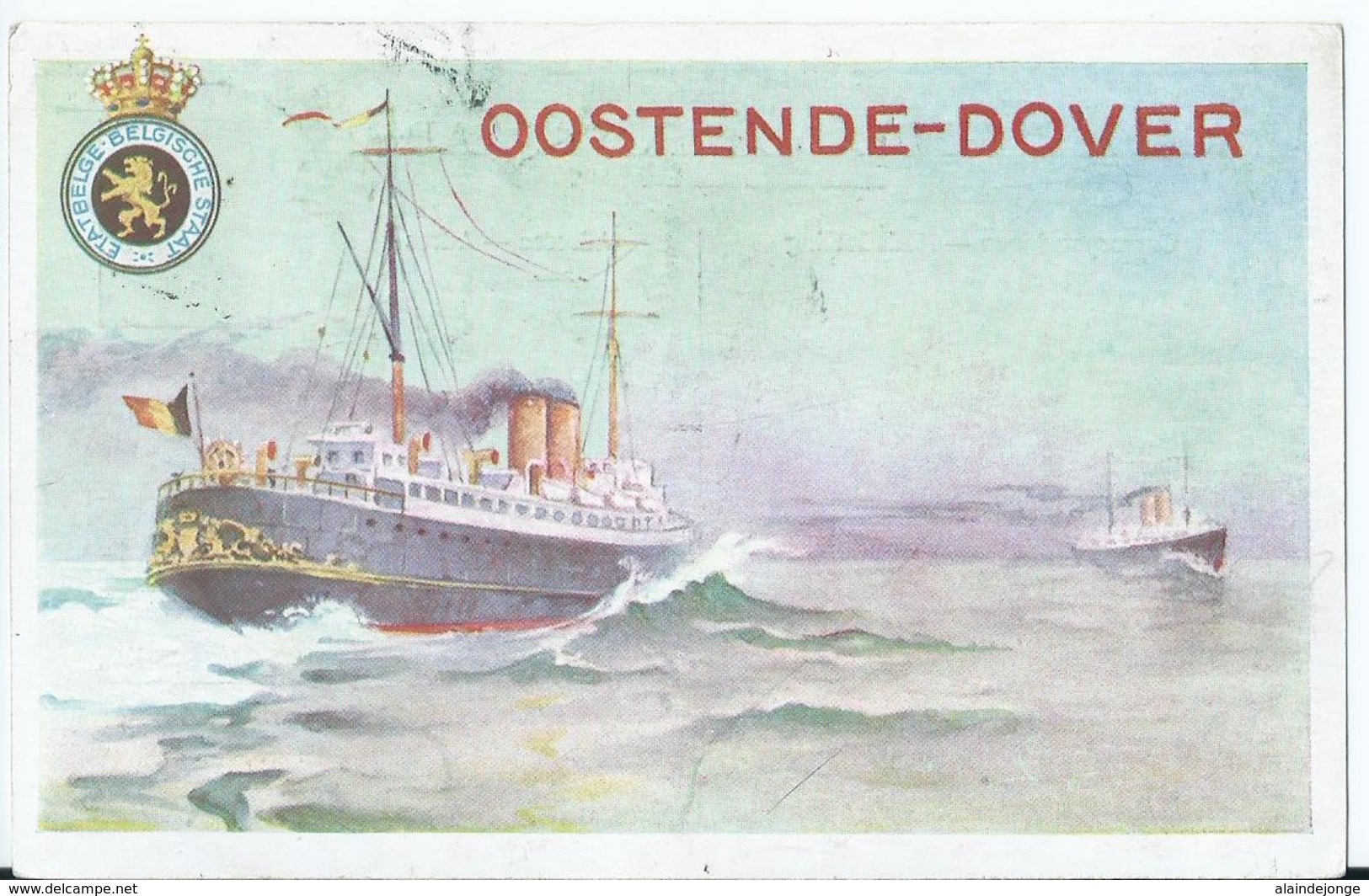 Oostende - Ostende - Oostende-Dover - Etat Belge - Belgische Staat - 1924 - Oostende