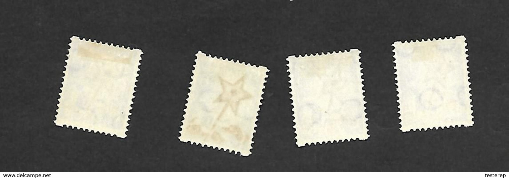 Nederland Yvert N° 259a/262a Lichte Klever  Afwijkende Tanding / Light Hinge - Unused Stamps