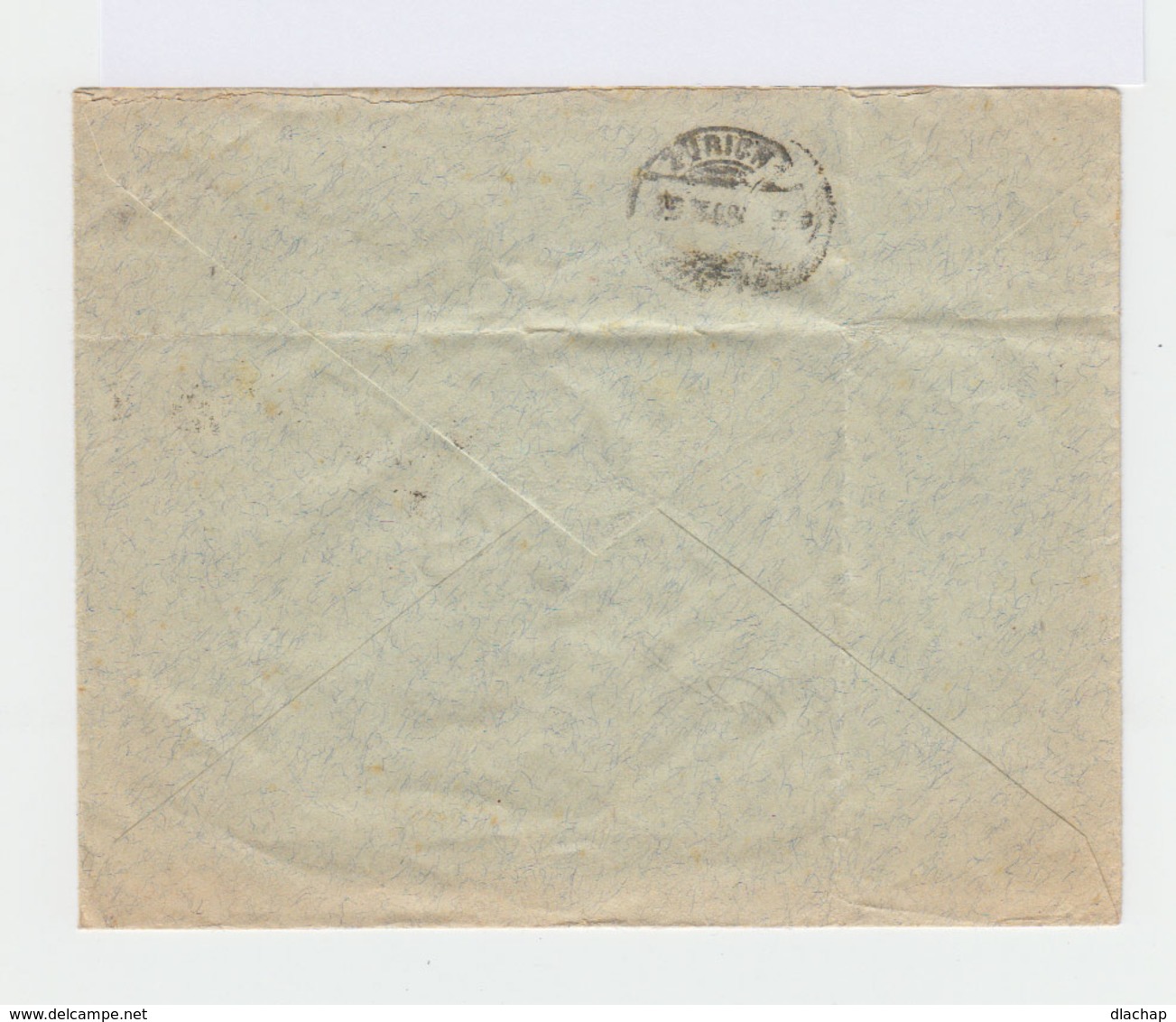 Enveloppe De Suisse. Deux Timbres Walter Teil 5 C. Vert CAD Carouge 1903. Cachet Zurich. (818) - Marcophilie