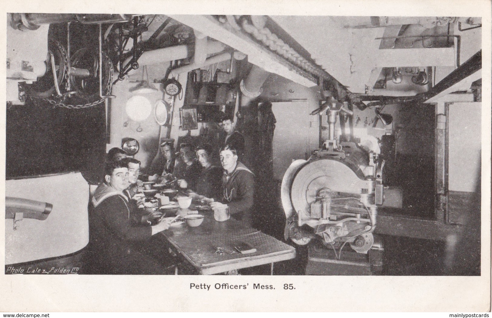 AN69 Royal Navy Postcard - Petty Officers' Mess - Warships