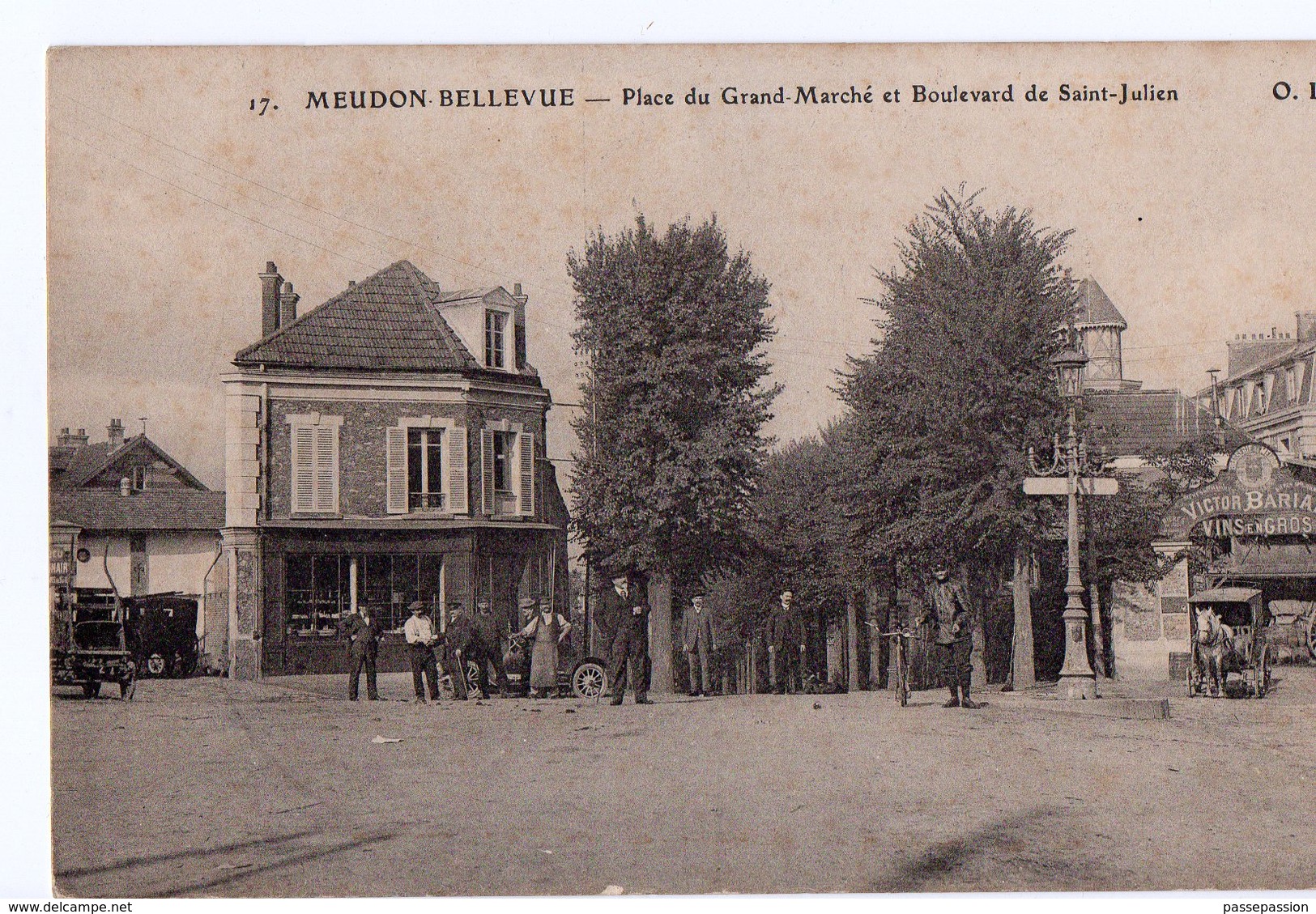 17 - MEUDON - BELLEVUE - Place Du Grand Marché Et Boulevard Saint-Julien - Meudon