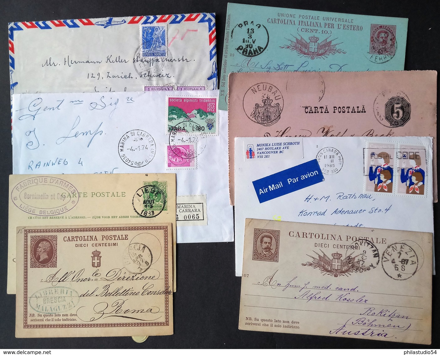 1890/2005 Appr., About 500 Covers And Cards World Wide - Vrac (max 999 Timbres)