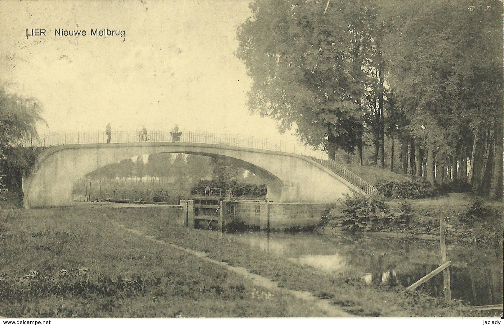 Lier -- Nieuwe Molbrug.  ( 2 Scans ) - Lier