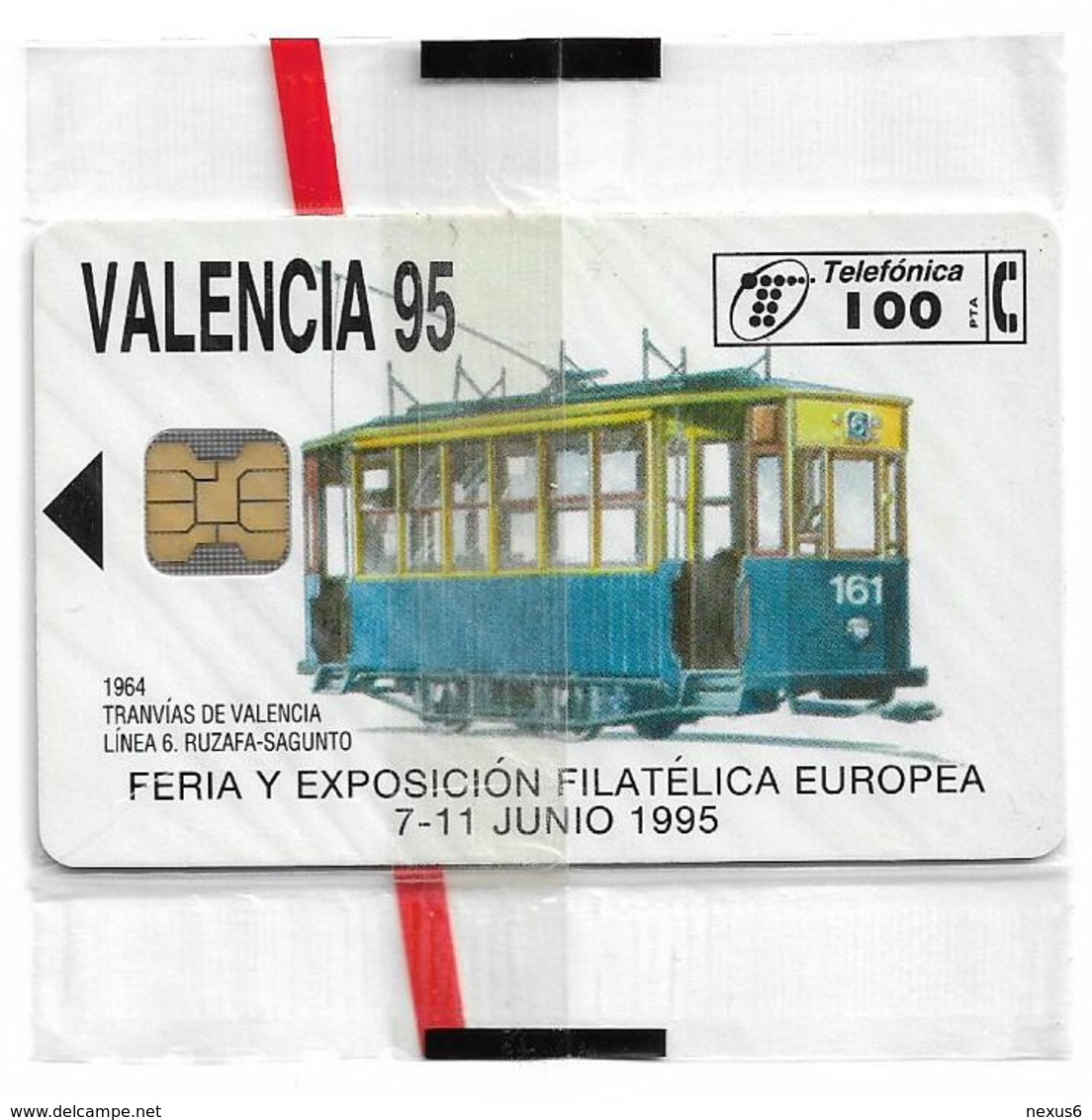 Spain - Valencia '95 - P-135 - 06.1995, 100PTA, 6.100ex, NSB - Private Issues