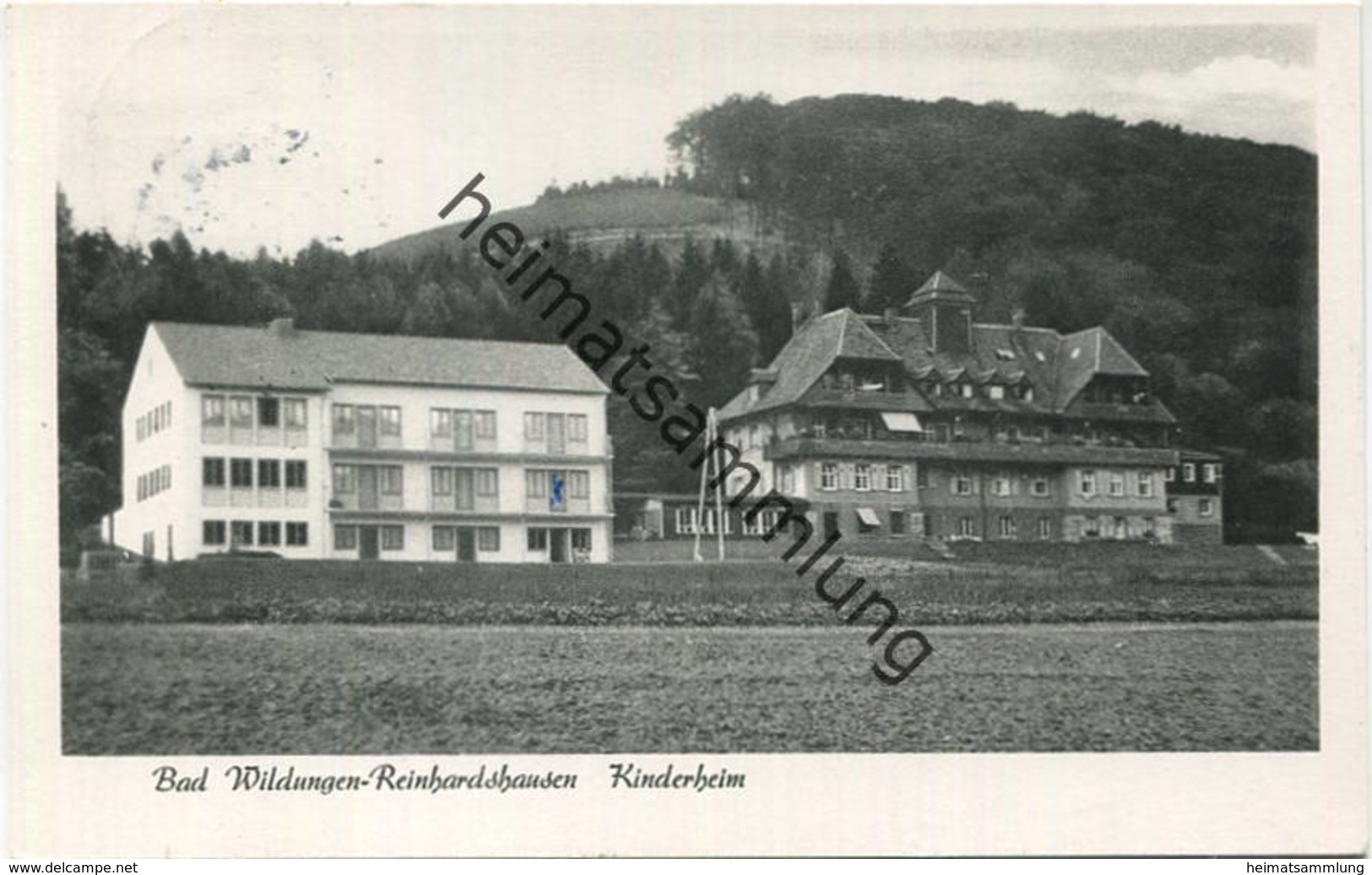 Bad Wildungen-Reinhardshausen - Kinderheim - Foto-AK Gel. 1956 - Bad Wildungen