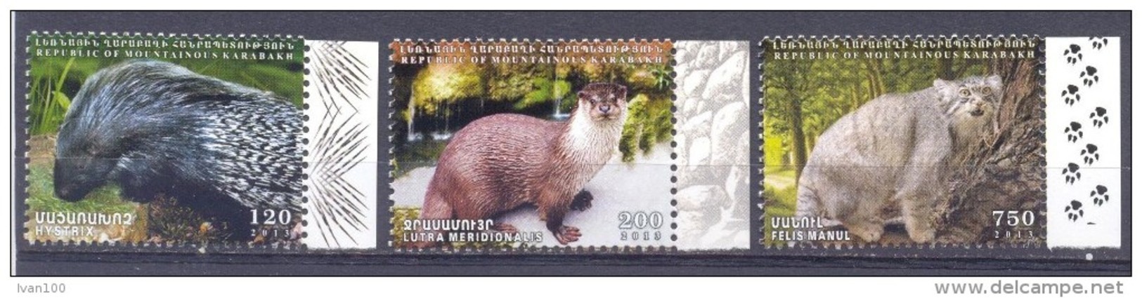 2013. Flora & Fauna Of Karabakh, 3v,  Mint/** - Andere & Zonder Classificatie