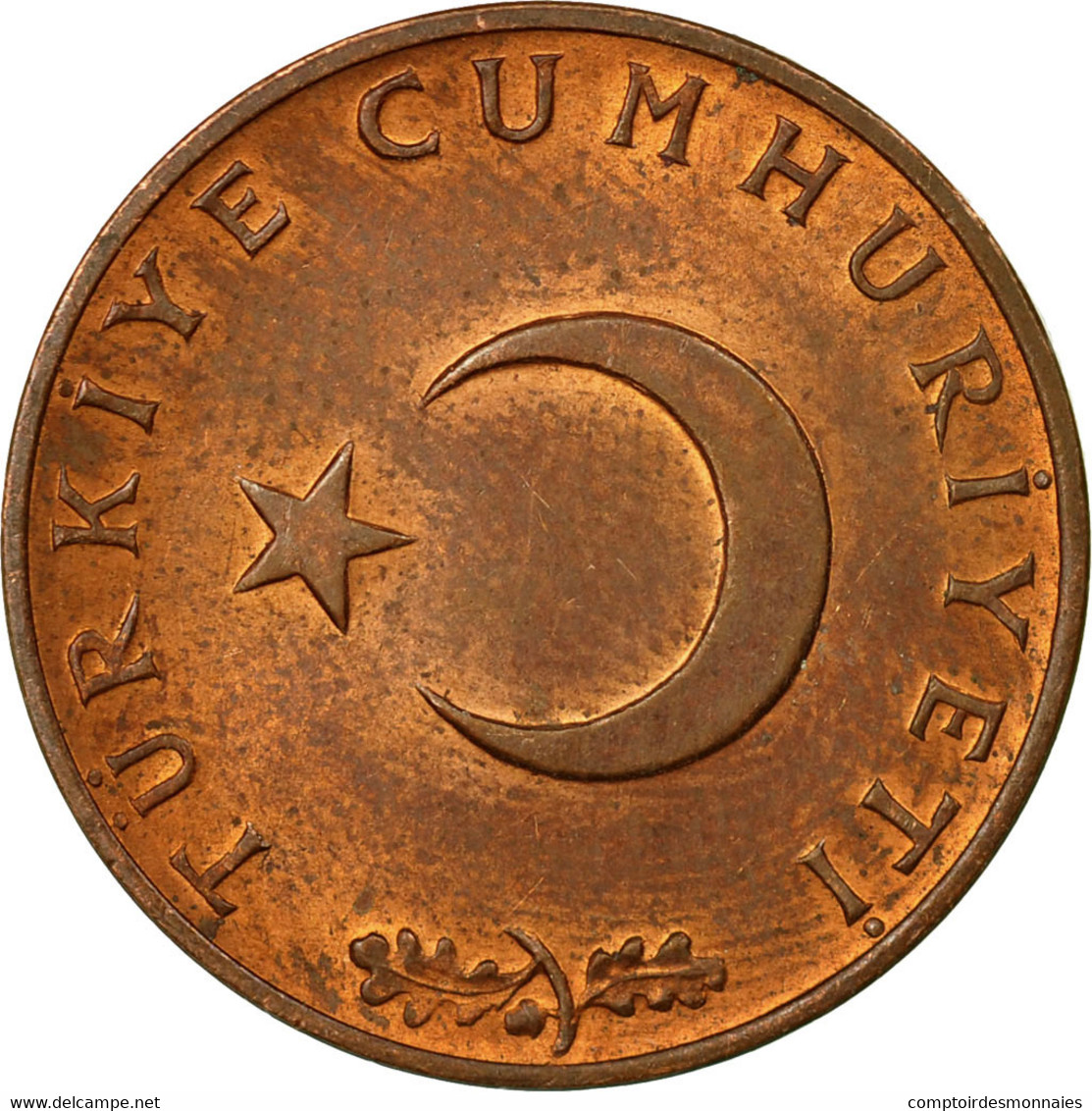Monnaie, Turquie, 10 Kurus, 1970, TTB, Bronze, KM:891.2 - Turquie