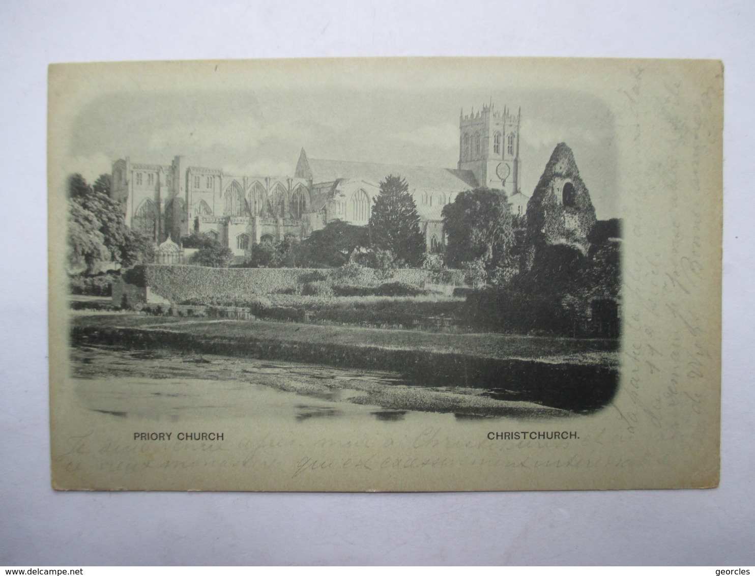 CHRISTCHURCH      -  PRECURSEUR DE 1900  -    PRIORY CHURCH      TTB - Nouvelle-Zélande