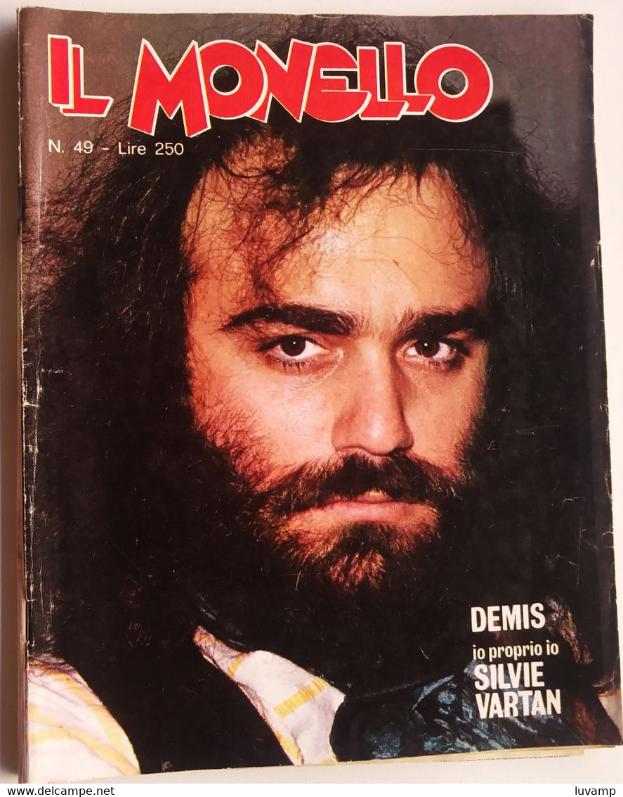 DEMIS ROUSSOS -IL MONELLO N. 49 DEL  5 DICEMBRE 1974 ( CART 57) - Andere & Zonder Classificatie