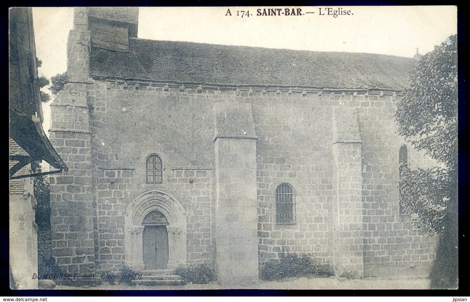 Cpa  Du 23 Saint Bard L' église -- Saint Bar -- Canton Auzances Arrdt Aubusson (2)  YN16 - Auzances