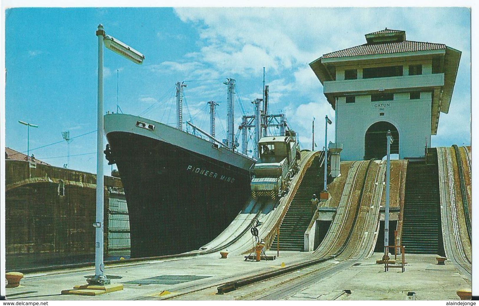 Panama - Gatun Locks - Panama Canal - 1973 - Panama