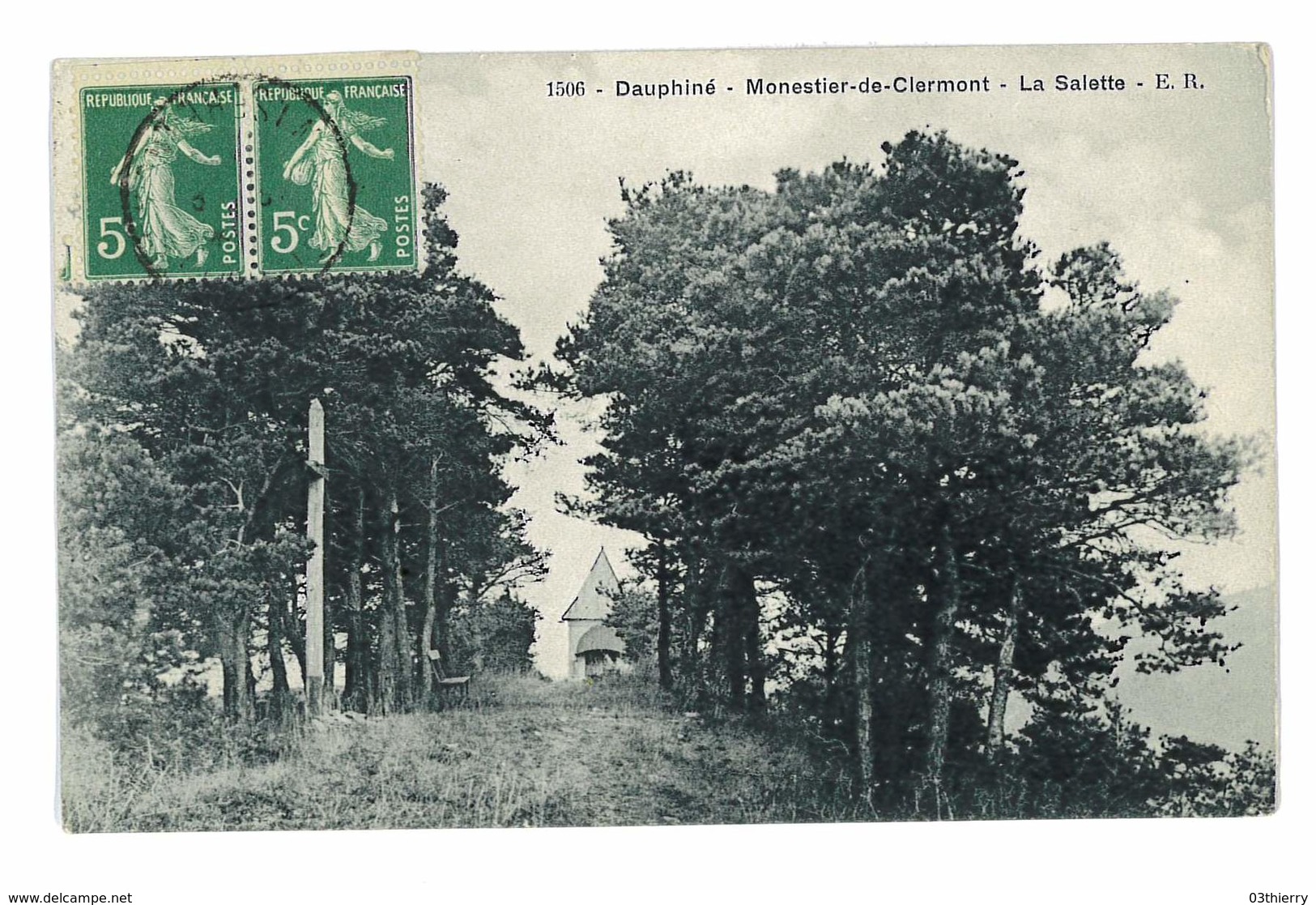 CPA 38 MONESTIER-DE-CLERMONT LA SALETTE - Autres & Non Classés