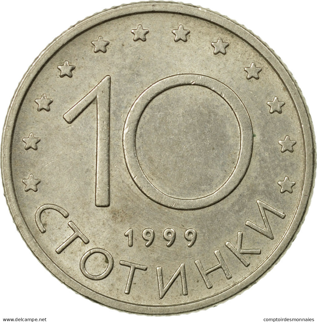 Monnaie, Bulgarie, 10 Stotinki, 1999, Sofia, TTB, Copper-Nickel-Zinc, KM:240 - Bulgarie