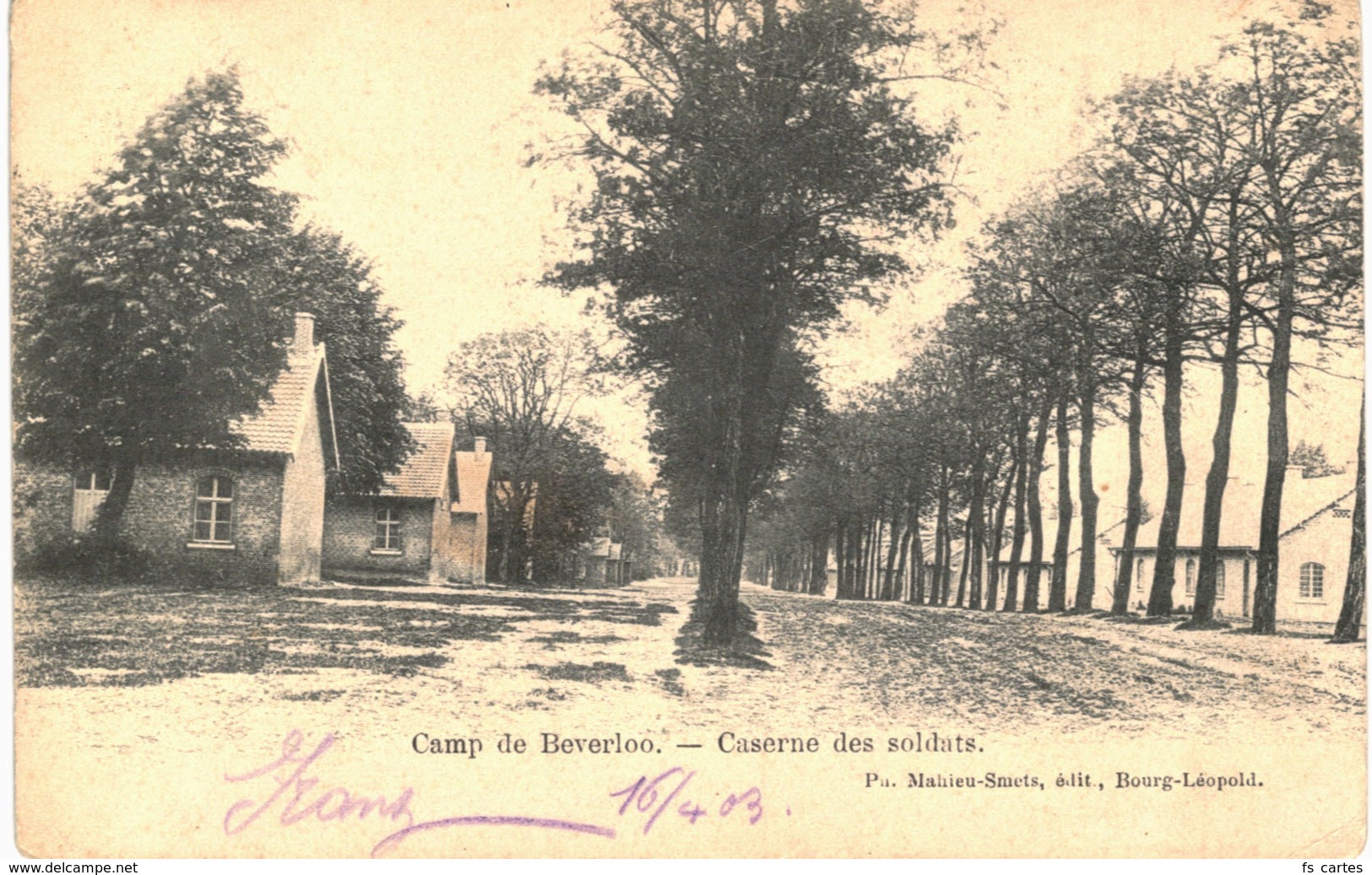 Bourg-Léopold Camp De Beverloo  Caserne Des Soldats - Leopoldsburg (Kamp Van Beverloo)