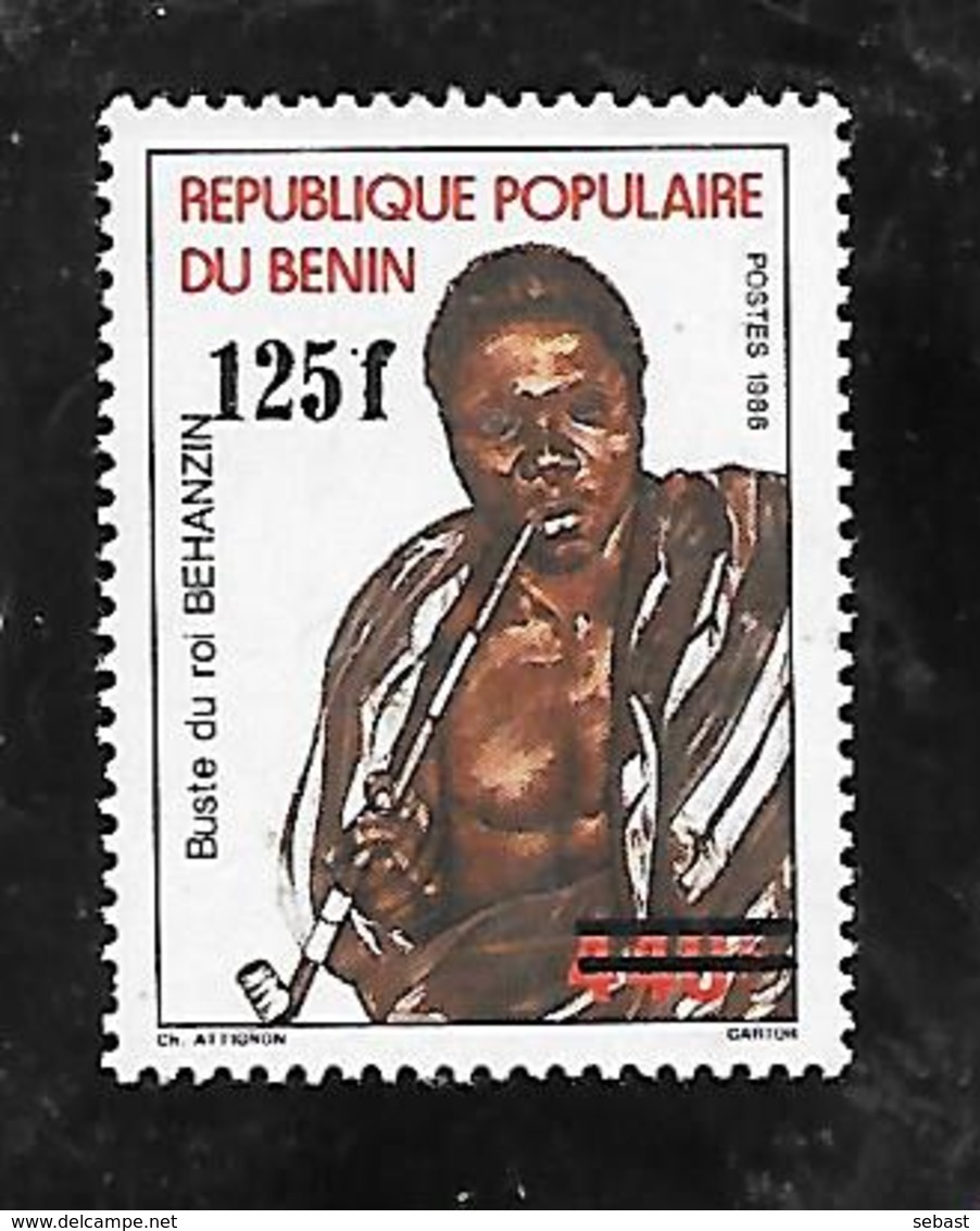 TIMBRE NEUF DU BENIN SURCHARGE EN 1988 N° MICHEL A 469 COTE 50 € - Benin - Dahomey (1960-...)