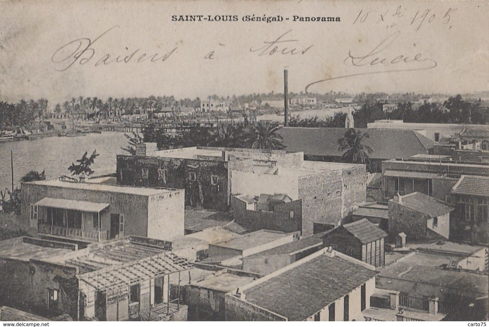 Sénégal - Saint-Louis - Panorama - 1905 - Sénégal