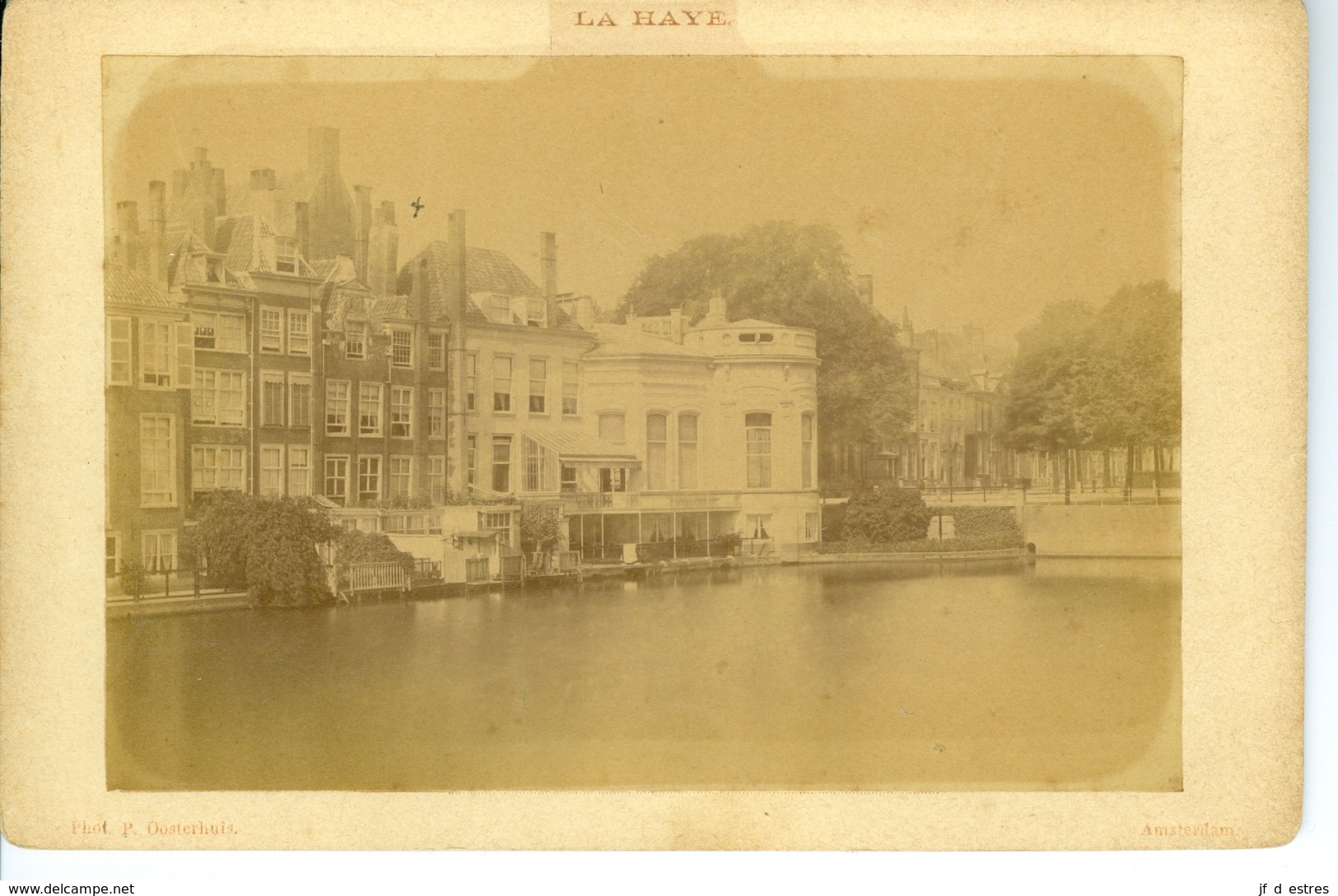 Photo Den Haag La Haye Pays Bas P. Oosterhuis Nederland Vers 1900 - Anciennes (Av. 1900)