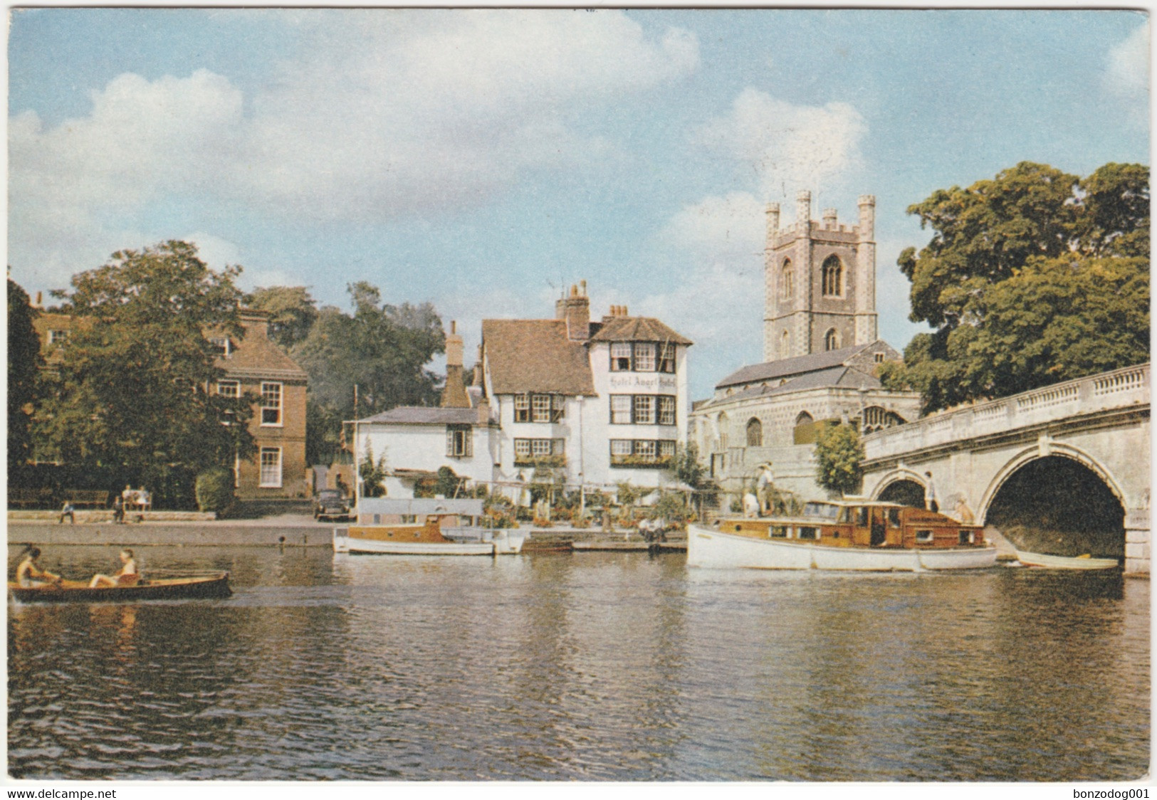 The Bridge And Church, Henley, Oxfordshire. Angel Hotel - Other & Unclassified