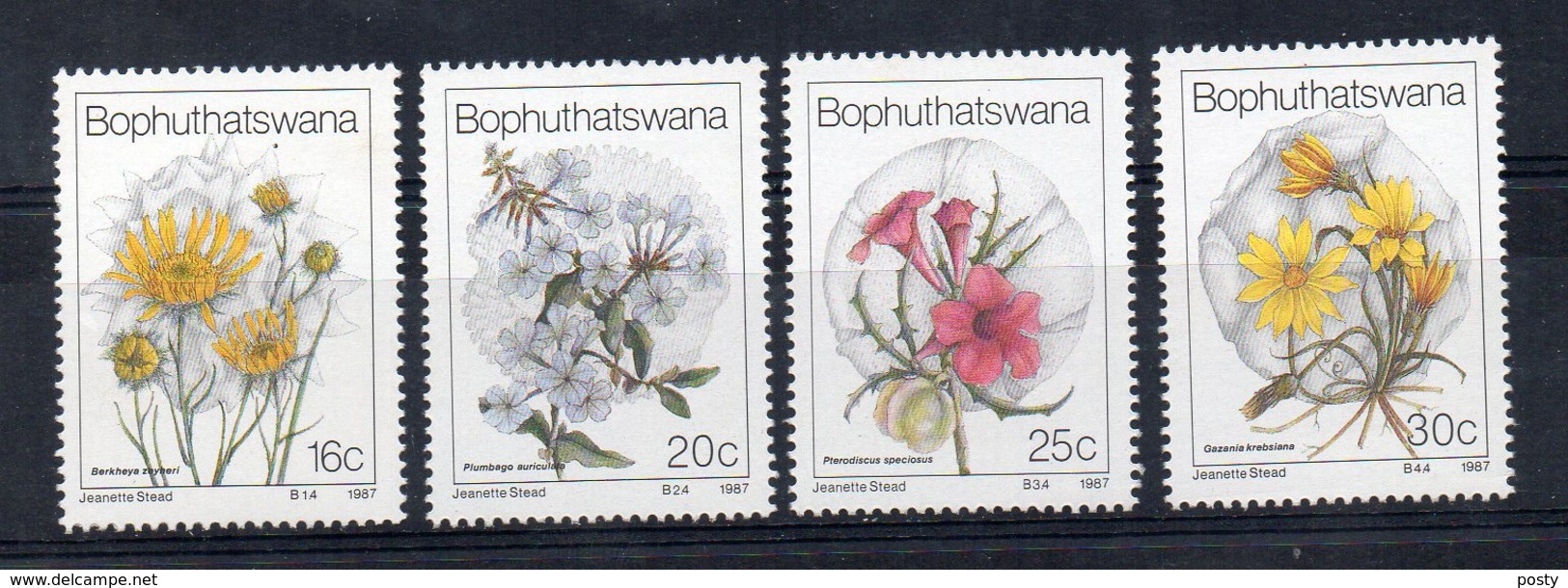 BOPHUTHATSWANA - FLEURS - FLOWERS - 1987 - - Bophuthatswana