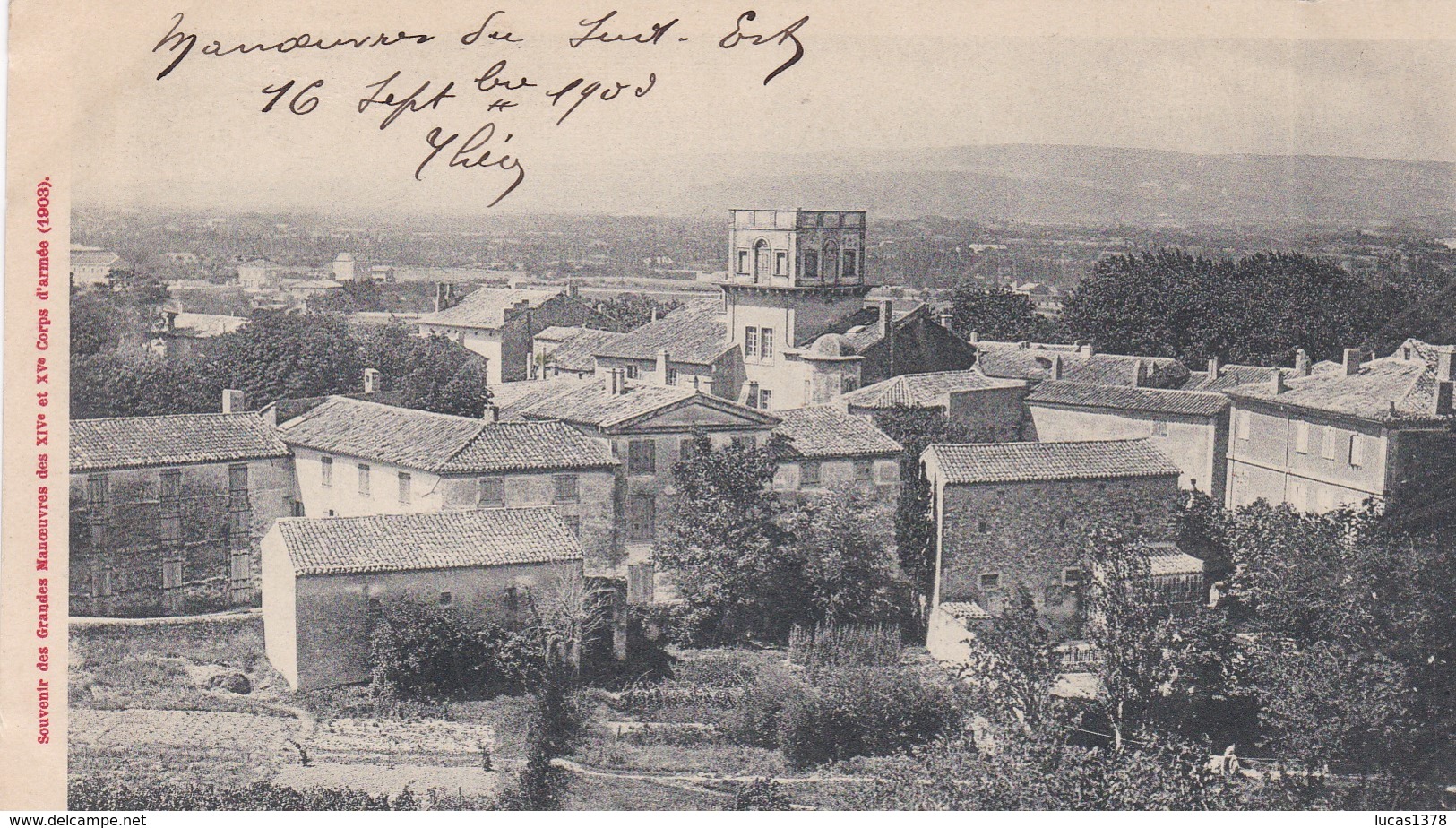 26 / DONZERE / VUE D ENSEMBLE ET LA TOUR / PRECURSEUR 1903 - Donzere