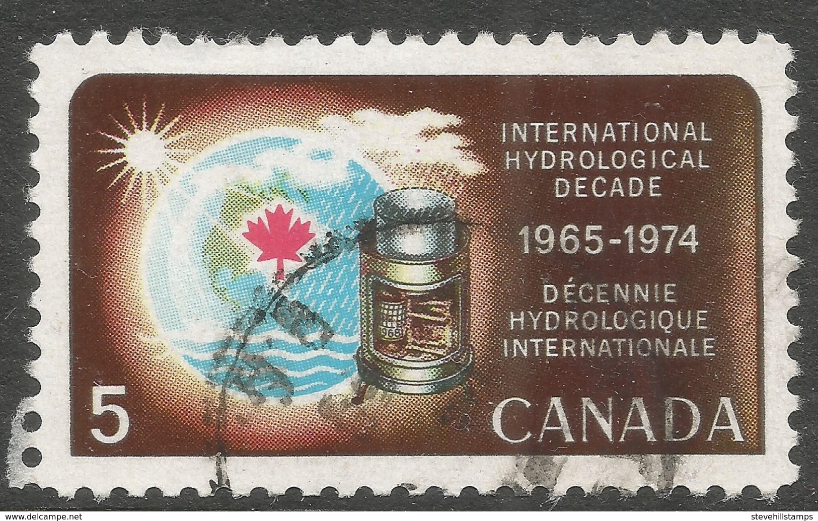 Canada. 1968 International Hydrological Decade. 5c Used. SG 623 - Used Stamps