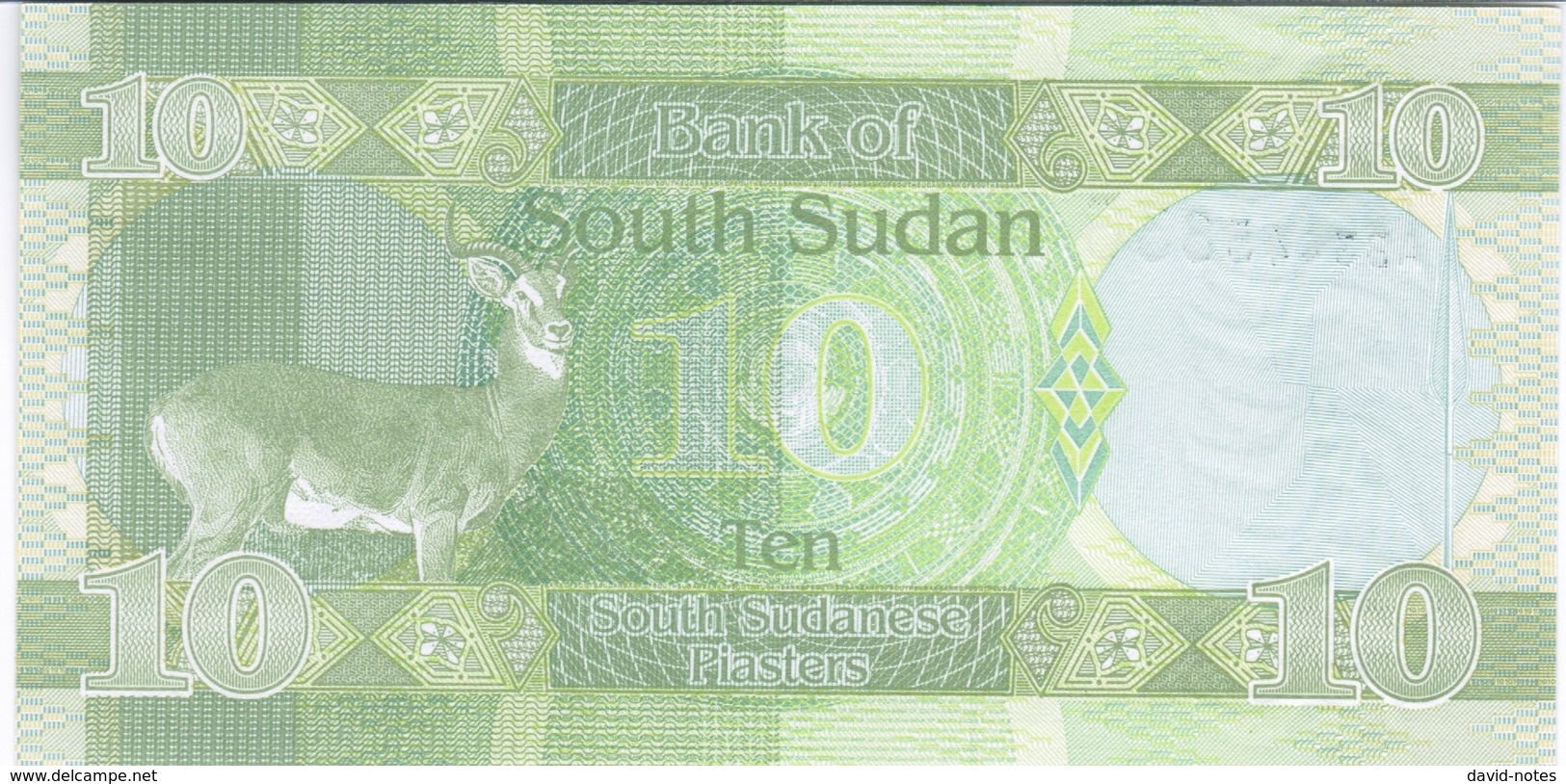 South Sudan - Pick 2 - 10 Piastres 2011 - Unc - RARE - Sudan Del Sud