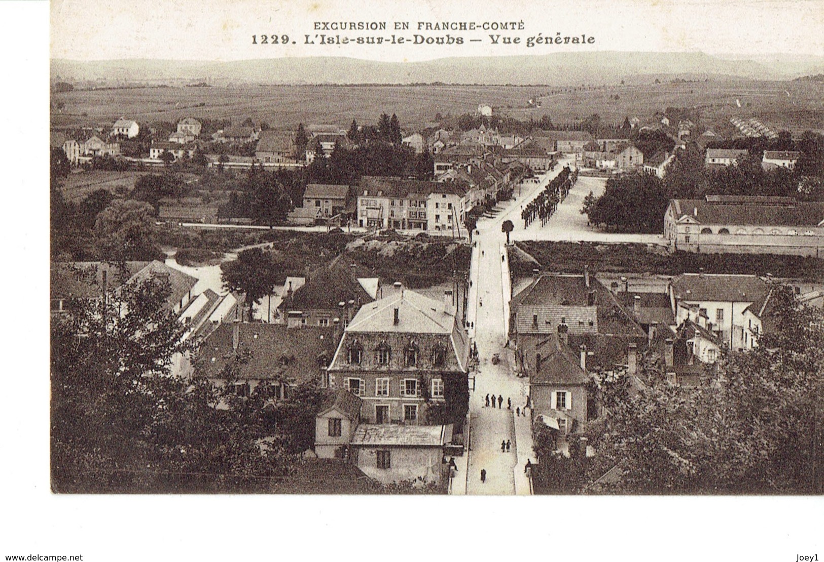 Cpa Isle Sur Le Doubs, Vue Générale. - Isle Sur Le Doubs