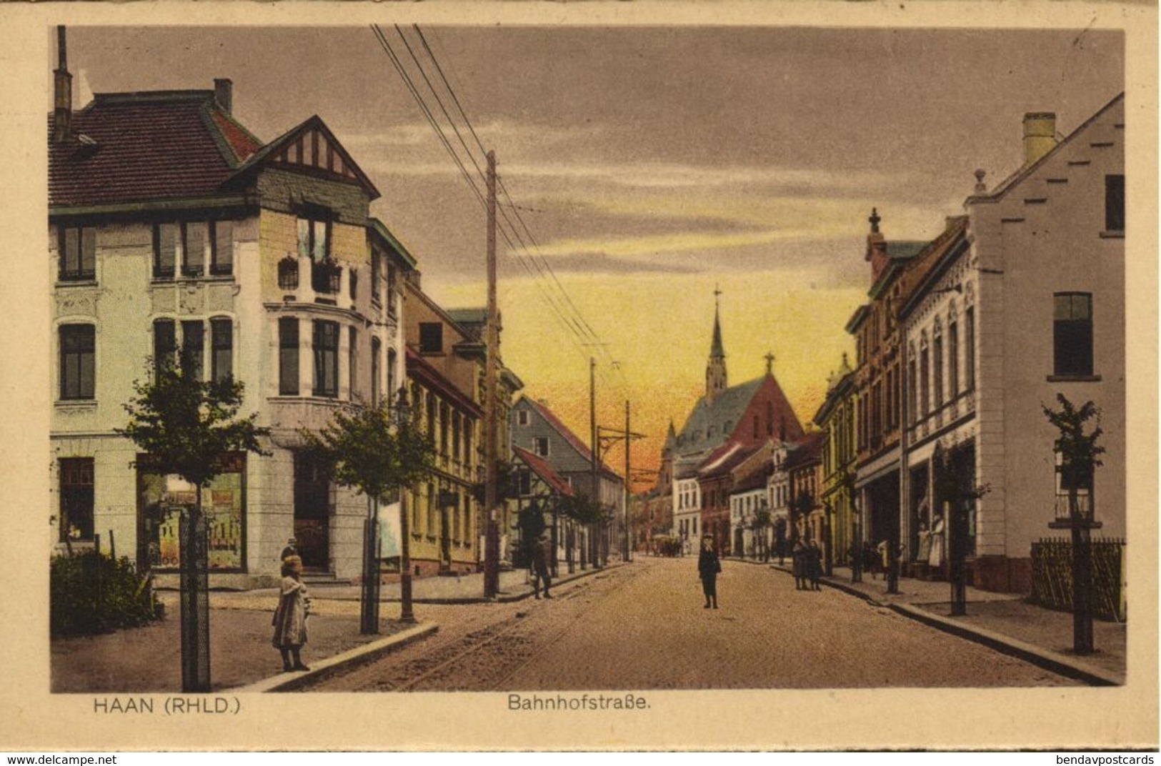 HAAN, Rhld., Bahnhofstrasse (1920s) AK - Haan