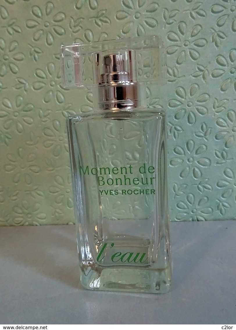 Flacon  VAPORISATEUR "Moment De Bonheur, L'EAU " D'Yves ROCHER EDT 50 Ml VIDE - Flakons (leer)