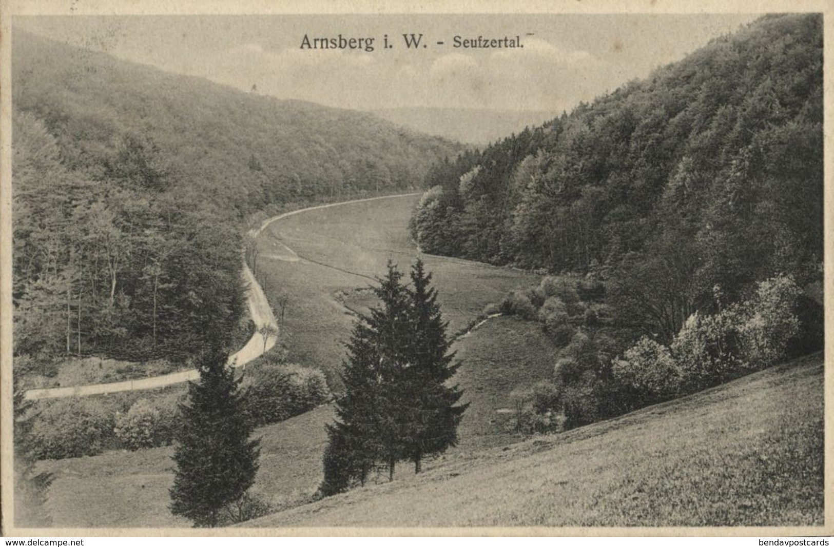 ARNSBERG I. Westfalen, Seufzertal (1912) AK - Arnsberg