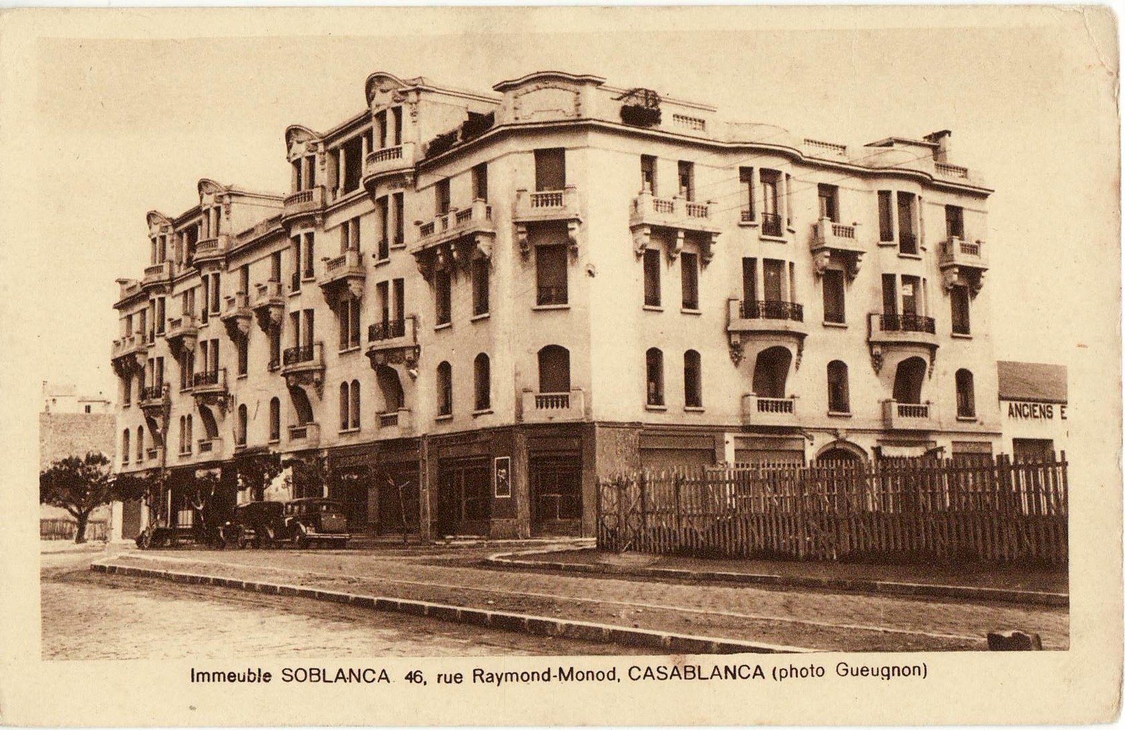 7970 01 MOROCCO CASABLANCA IMMEUBLE SOBLANCA RUE R. MONOD - Casablanca