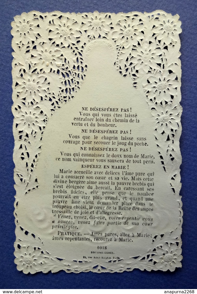 IMAGE PIEUSE ...CANIVET ...BOUASSE LEBEL....NE DÉSESPÉREZ  PAS....HOLY CARD....SANTINI - Images Religieuses