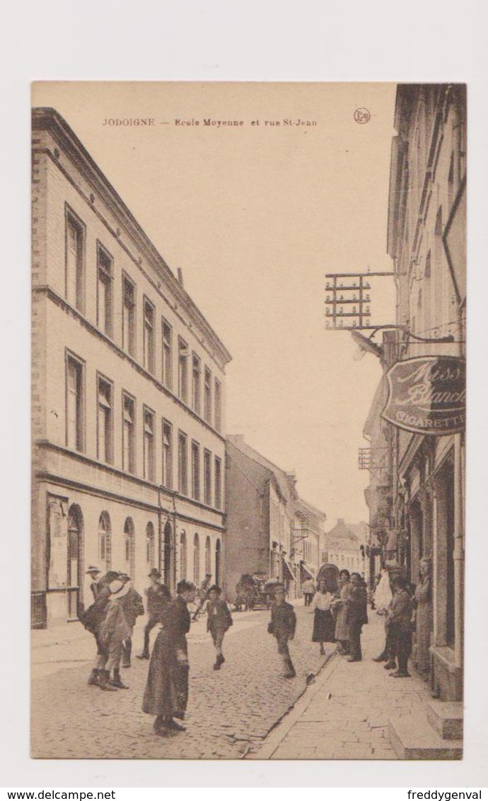 JODOIGNE ECOLE MOYENNE ET RUE ST JEAN - Jodoigne