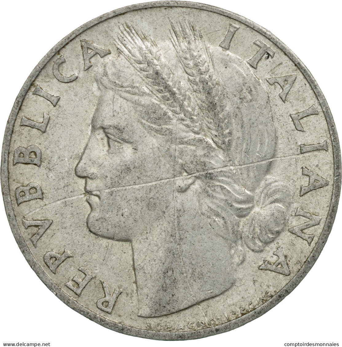 Monnaie, Italie, Lira, 1948, Rome, TB+, Aluminium, KM:87 - 1 Lira