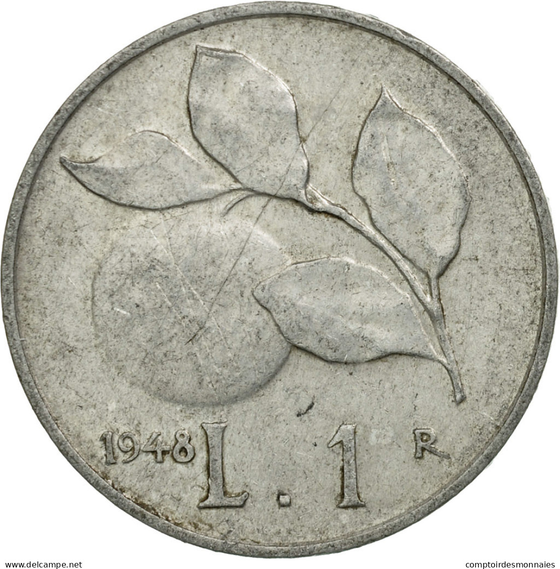 Monnaie, Italie, Lira, 1948, Rome, TB+, Aluminium, KM:87 - 1 Lira