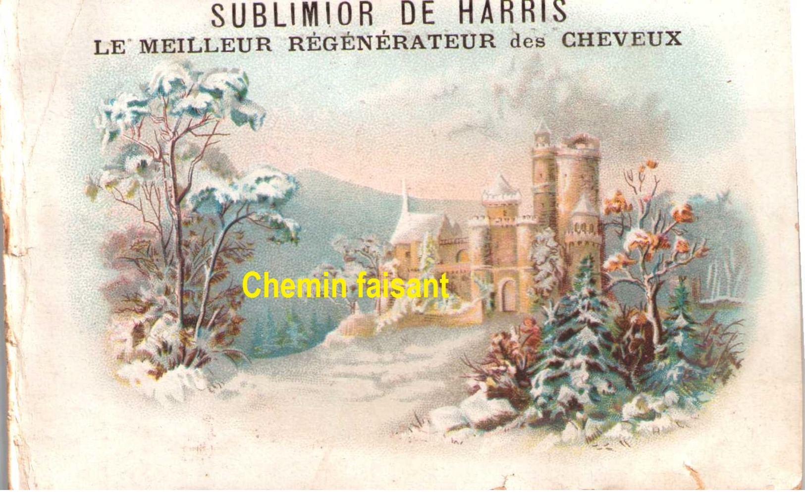 Lot De 3 Chromos SUBLIMIOR De HARRIS Regénérateur De Cheveux - Paysages - Scans  Recto-verso - Autres & Non Classés