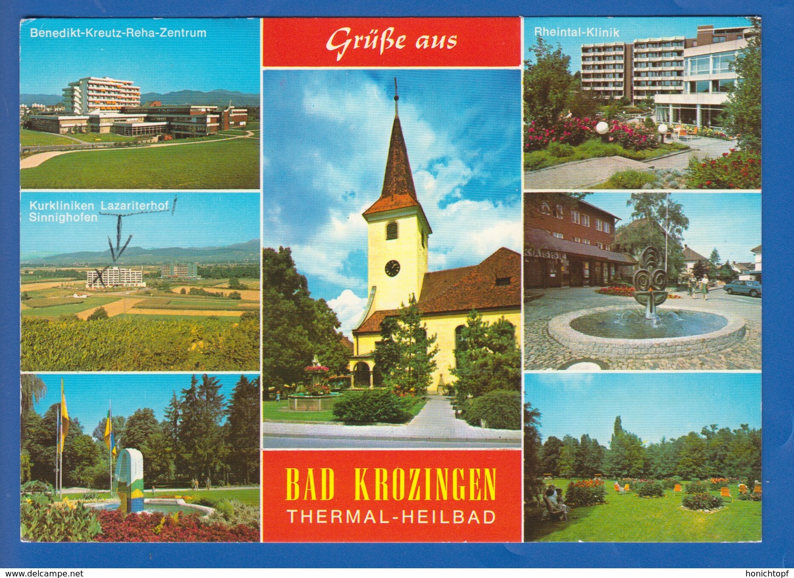 Deutschland; Bad Krozingen; Multibildkarte - Bad Krozingen