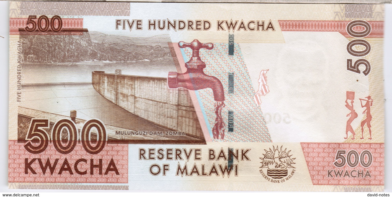 Malawi - Pick 66a - 500 Kwacha 2014 - Unc - Malawi
