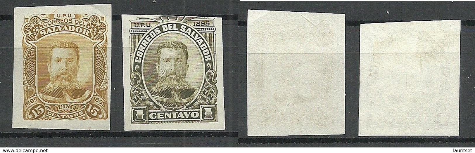 EL SALVADOR 1895 Michel 144 General Ezeta ESSAY Plate PROOF (*) - El Salvador