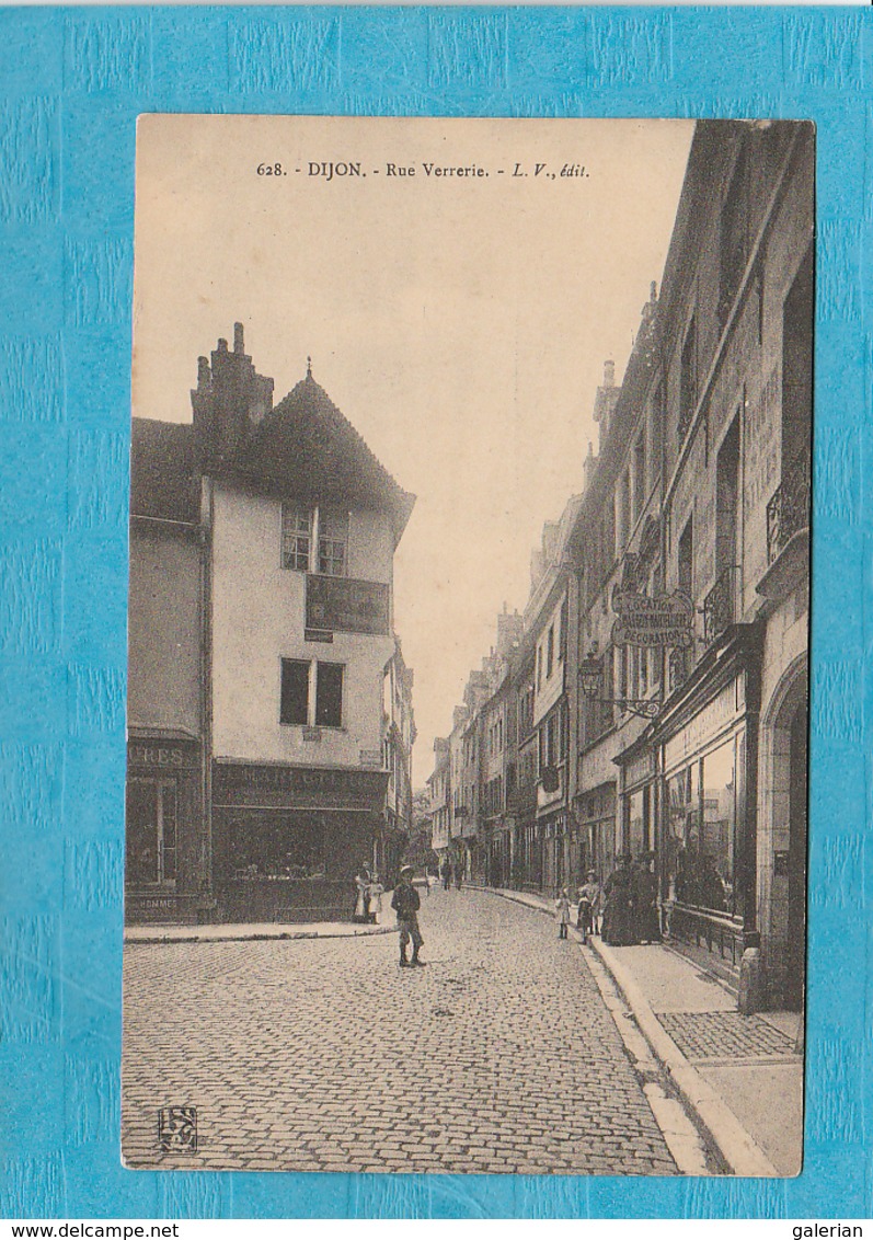 Dijon ( Côte-d'Or ). - La Rue Verrerie. - Dijon