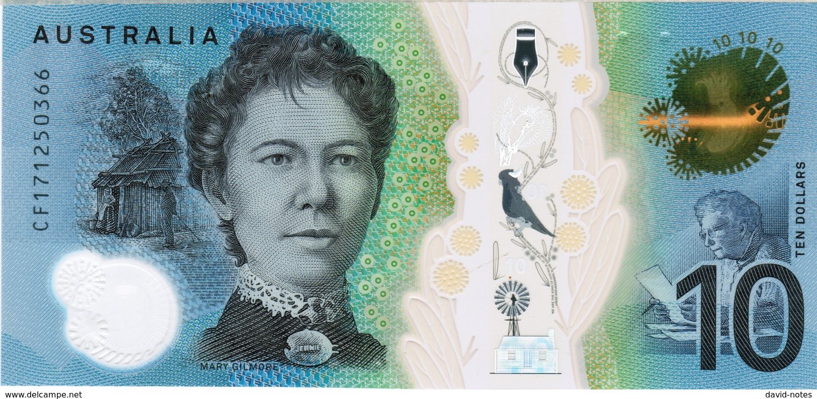 Australia - Pick 63 - 10 Dollars 2017 - Unc - 2005-... (Polymer)