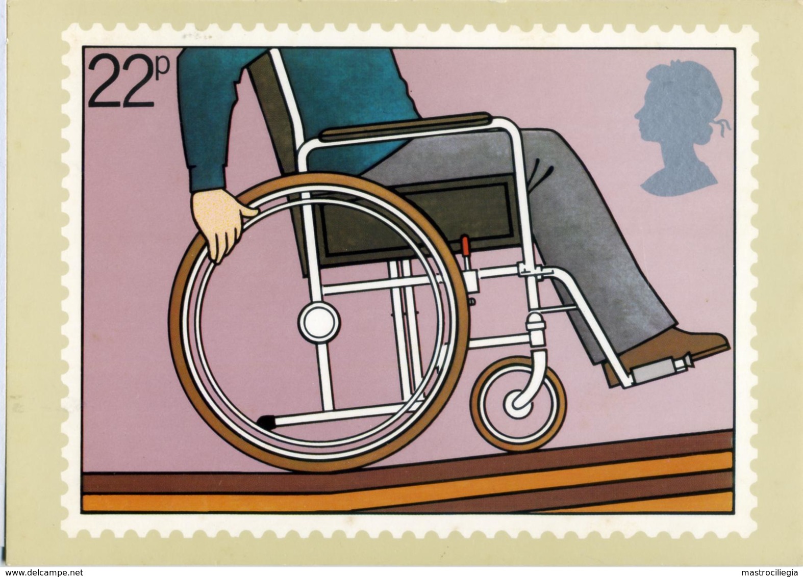 INTERNATIONAL YEAR OF DISABLED PEOPLE  Reproduced From A Stamp - Francobolli (rappresentazioni)