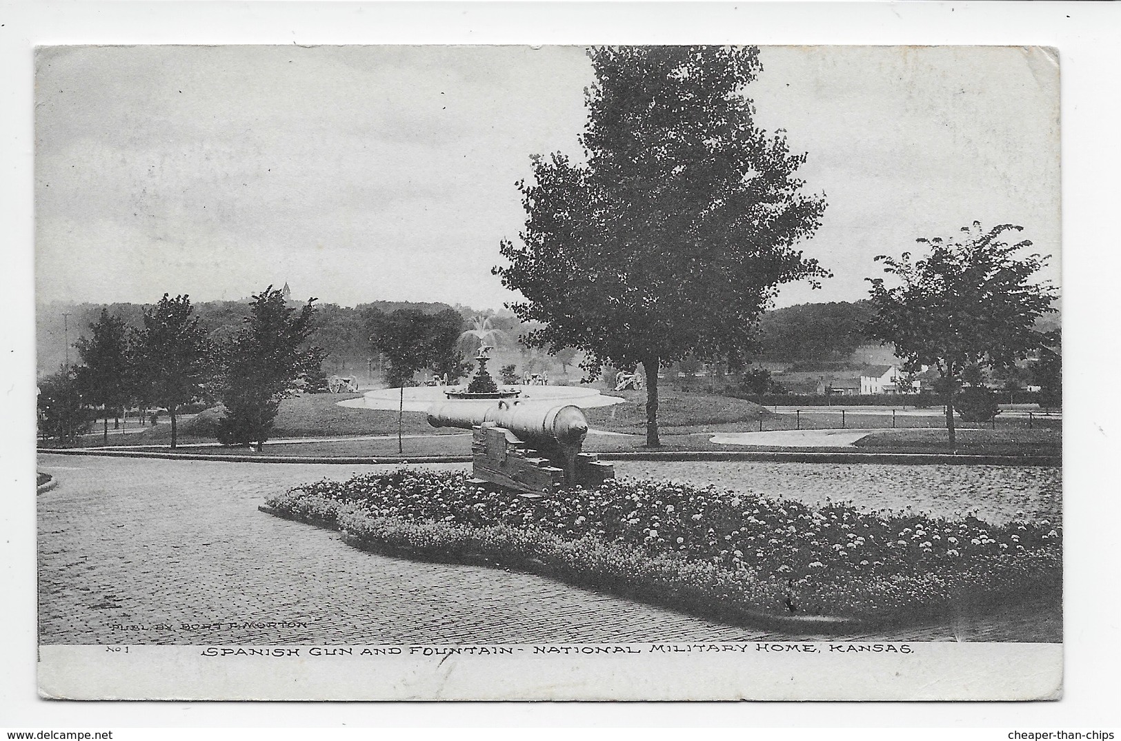 Spanish Gun And Fountain - National Military Home, Kansas - Other & Unclassified
