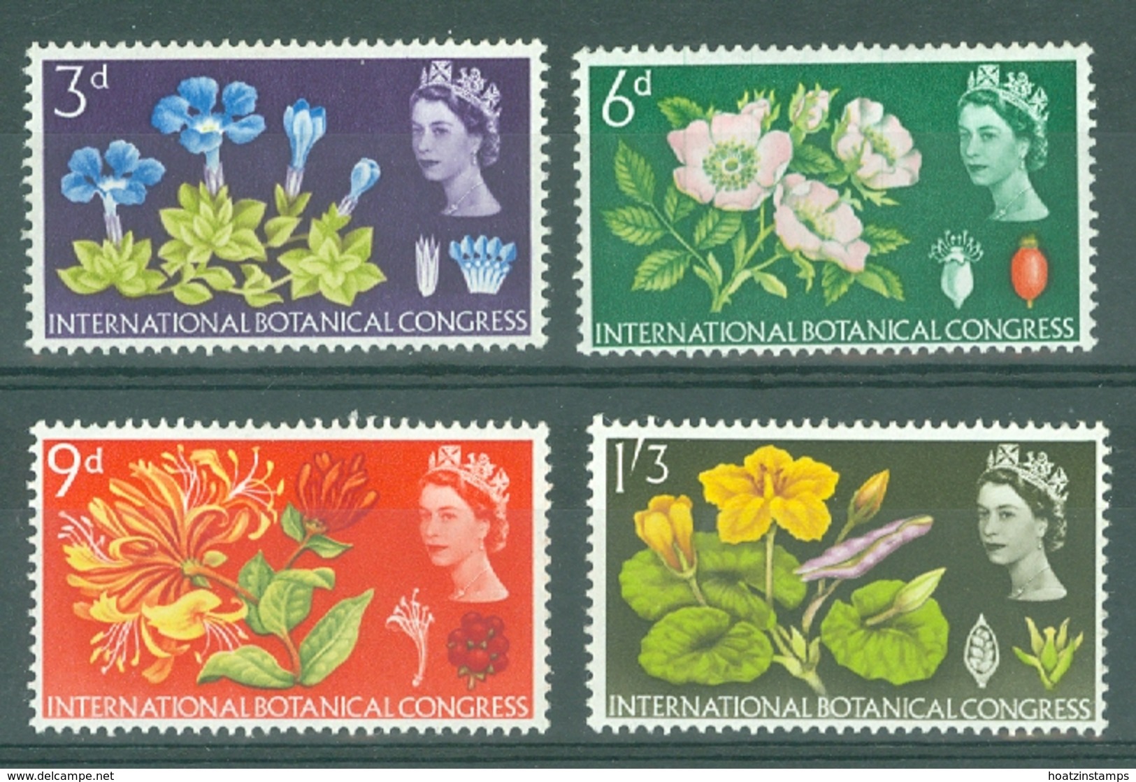 G.B.: 1964   10th International Botanical Congress     MH - Unused Stamps