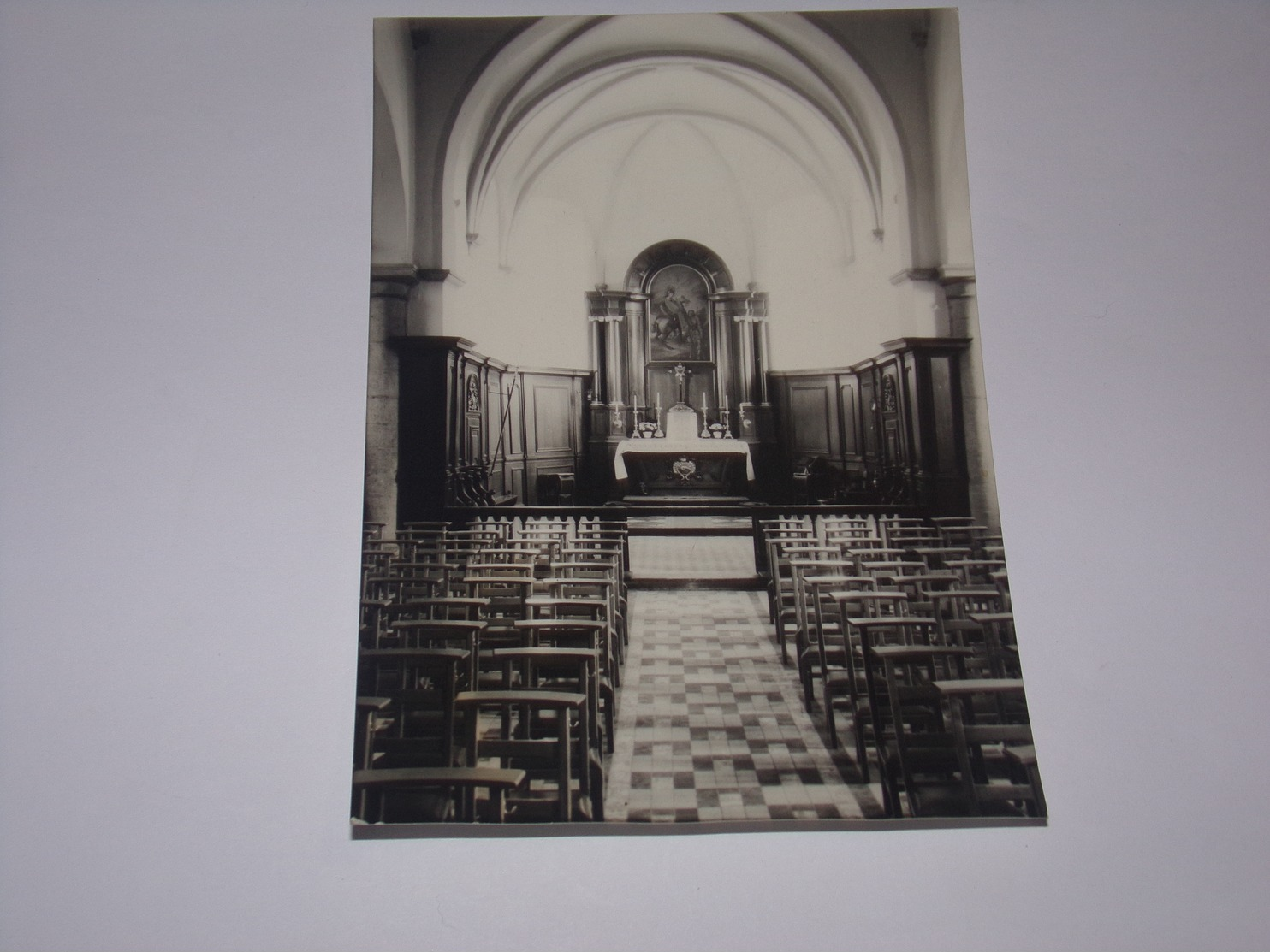 Saint Ghislain.Intérieur De L église Restaurée De Neufmaison. - Saint-Ghislain