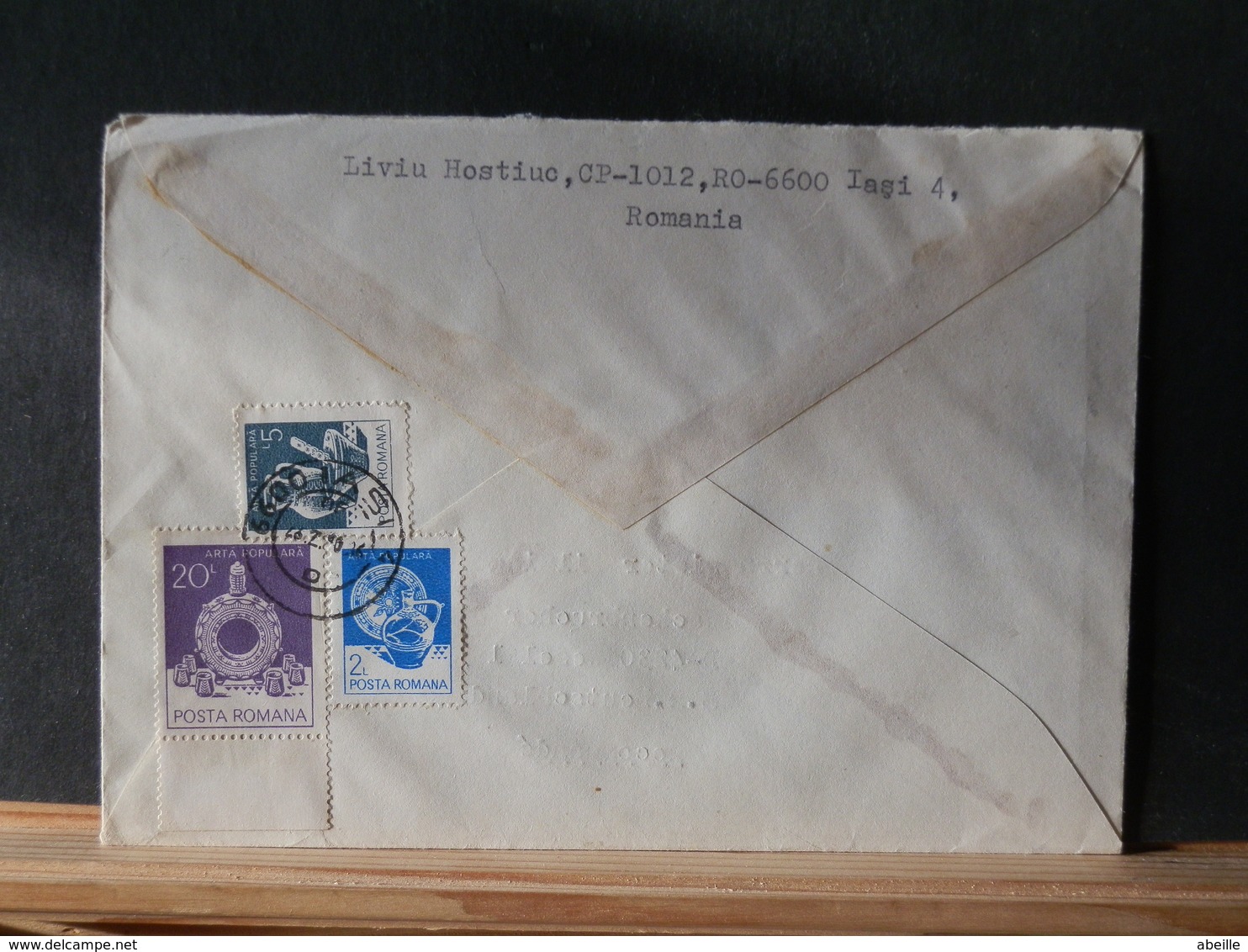 81/703  LETTRE  RECOMM. ROUMANIE - Lettres & Documents