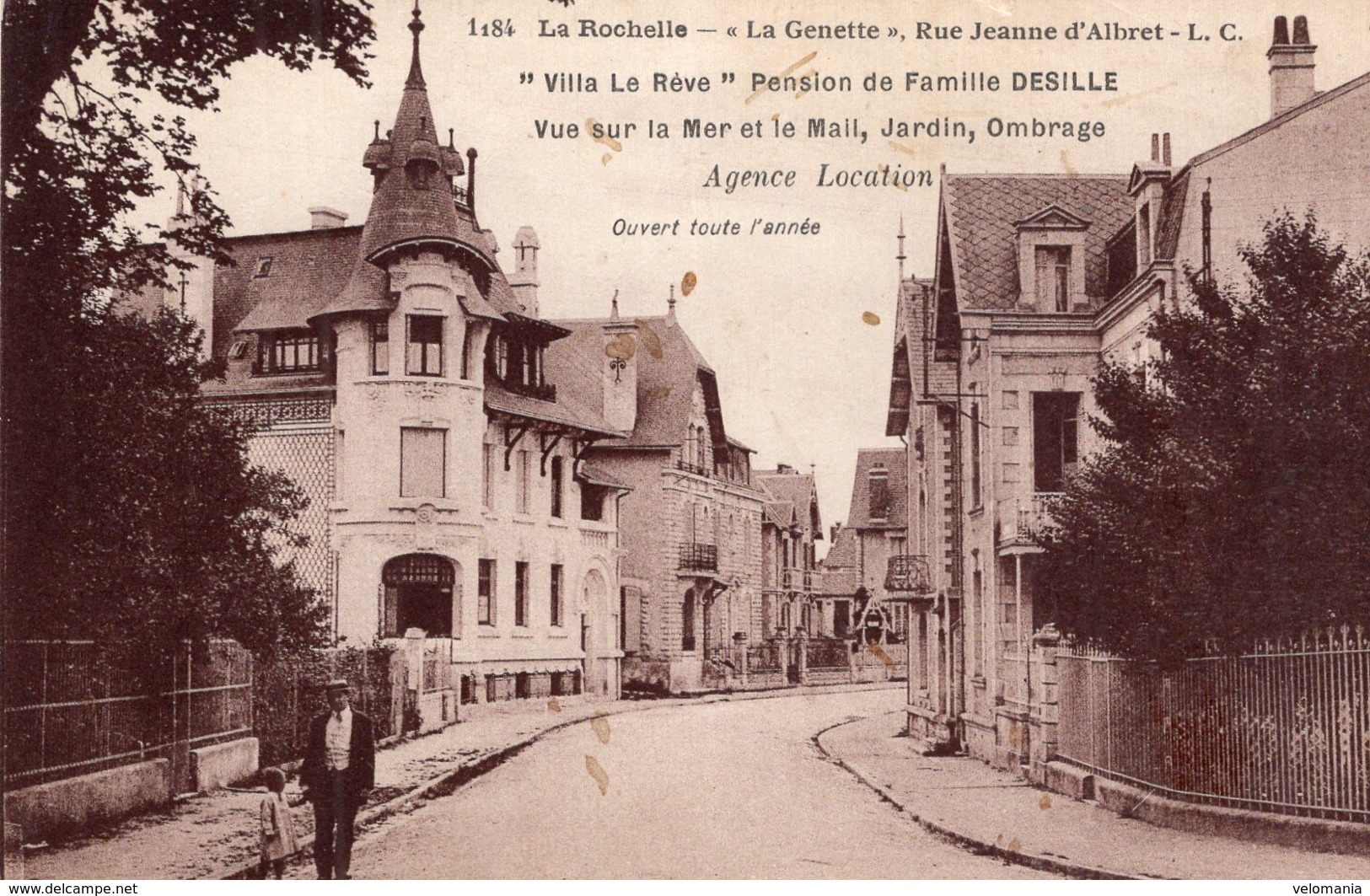 1496 - Cpa 17 La Rochelle - " La Genette " Rue Jeanne D'Albert - La Rochelle