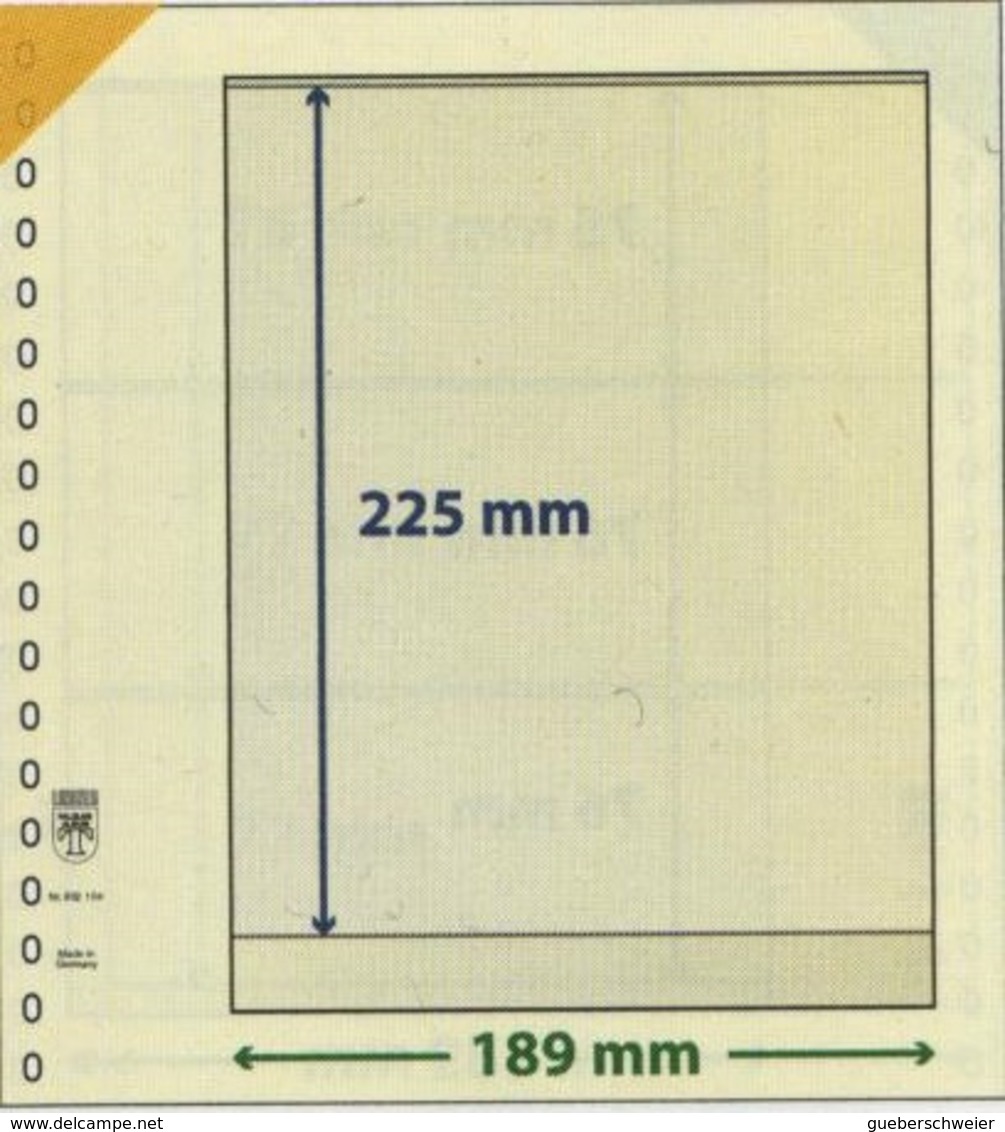 Paquet De 10 Feuilles Neutres Lindner T Réf. 802104 à Moins 50 % - For Stockbook