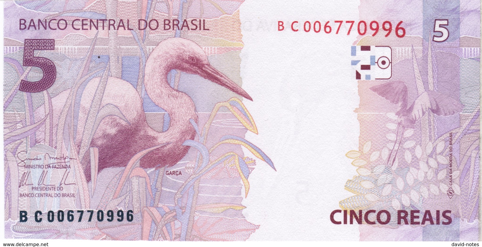 Brazil - Pick 253a - 5 Reais 2010 - Unc - Brasile