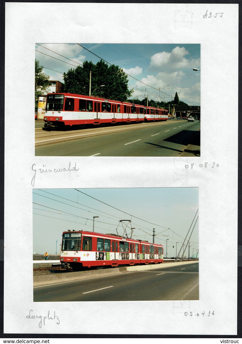 STRASSENBAHNEN - TRAMS - TRAMCARS - DÜSSELDORF - 6 Photographies. (4) - Autres & Non Classés